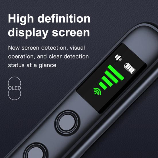 Signal Detector GPS Tracking Detector 3 Modes Advanced Chip Portable Sound And Vibratory Alarm Anti-Positioning Mini Camera Surveillance Threat