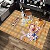 1pc. Cute Duffy and Friends Plush Rug - Perfect for Home Decor, Office Carpet, Chair Cover, Outdoor Use, and Gift Ideas!z0410148