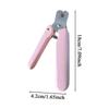Coupe-ongles pour chat Coupe-ongles silencieux pour animaux de compagnie Avec lumière LED Protection de sécurité Ergonomique Accessoires de toilettage pour animaux de compagnie Pour petits, moyens, grands