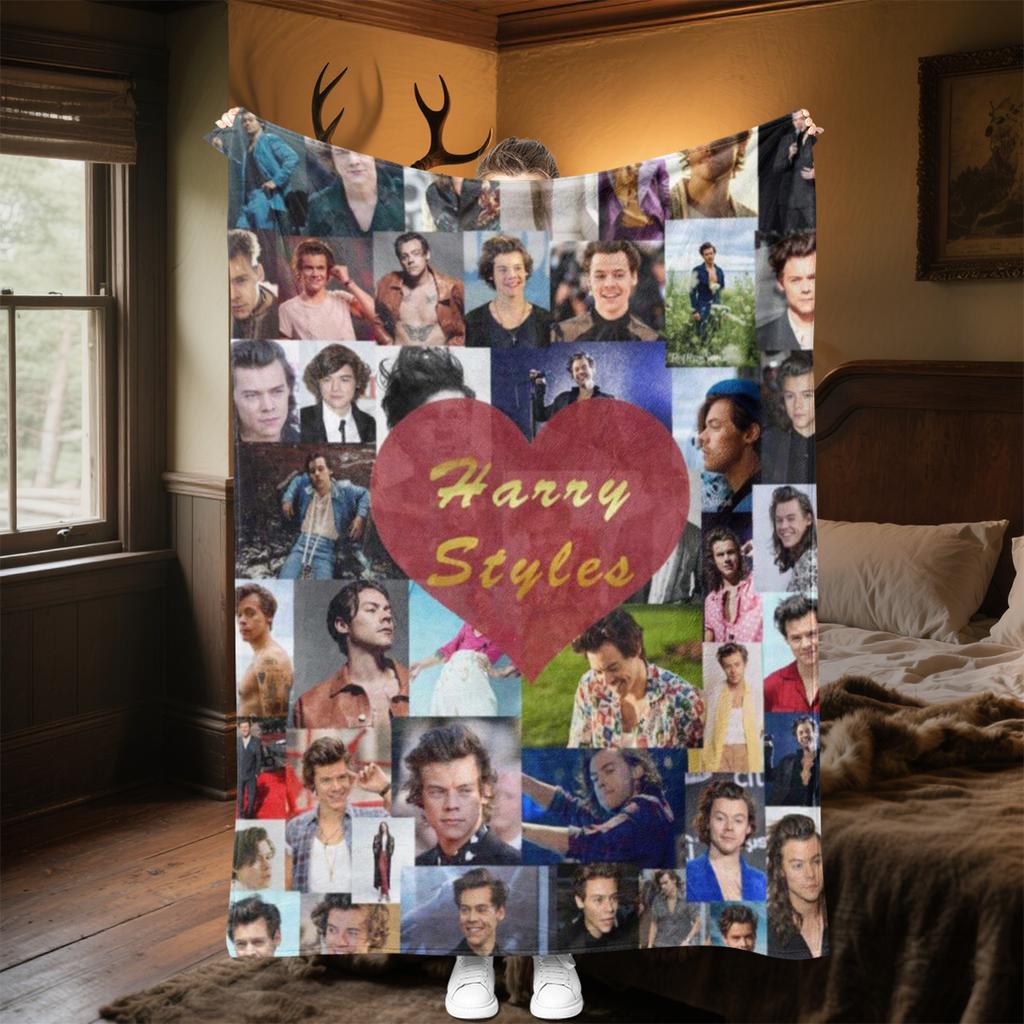 Harry Styles Starry Night Blanket Soft Comfortable All Seasons Perfect Gift Couch Office Nap Ideal Outdoor Trips