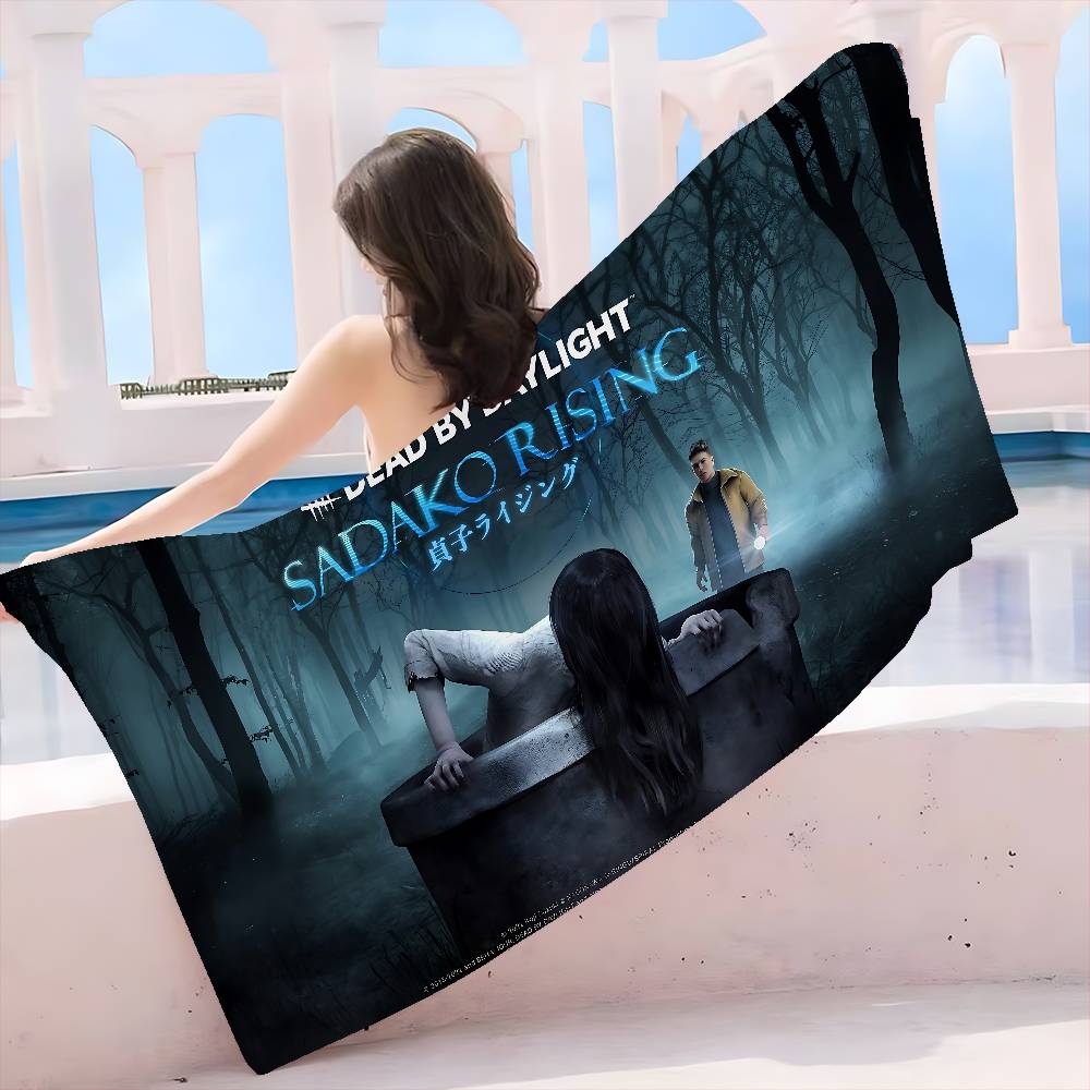 Dead by D-Daylight Microfiber Printed Beach Towel Mountain Climbing Yoga Beach Swimming Running Absorbent Soft Towel