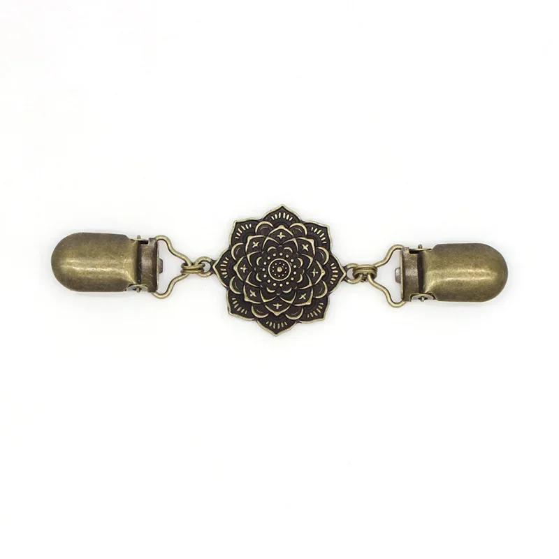 Sweater Cardigan Clip Duck-Mouth Flexible Beaded Pearl Pin Brooch Shawl Shirt Collar Buckles For Clothing Decoration