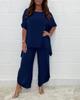 Summer Women's Fashion Set Loose Casual Set Women's