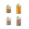 Convenient Rice Bucket Sealed Sealing Food Organizer with Lid Practical Storage Container Tank for Kitchen and Office
