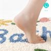 High Quality Tufted Flower Bath Mat, Ultra Soft Thick Microfiber Bathroom Rug, Absorbent Non Slip Carpet for Shower Bathroom