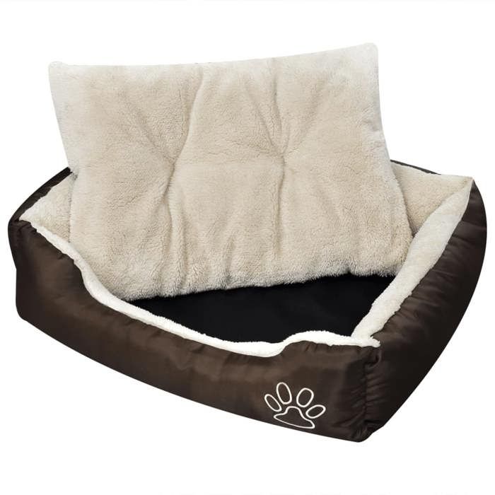 VidaXL Warm Dog Bed with Padded Cushion S Sleeping Basket 170203