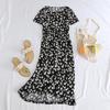 Southeast Asia Elegant Age-Reversing Midi Dress for Middle-Aged Women
