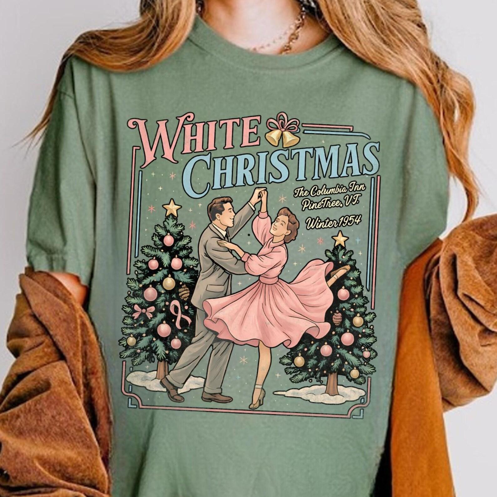 White Christmas Movie, Haynes Sisters Sisters Shirt, Sisters Sisters Christmas Song Shirt, Wallace and Davis, Xmas White Movie 1954 3XL