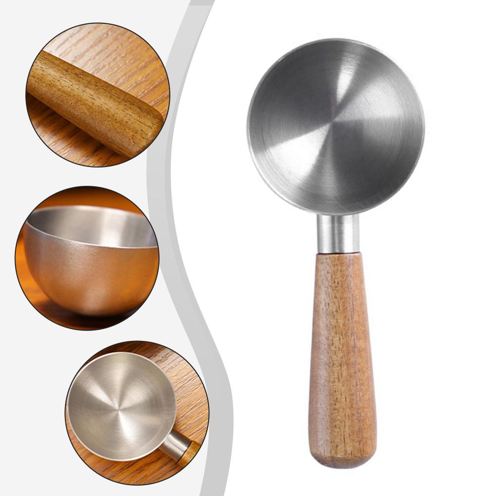 Coffee Measuring Spoon Stainless Steel Spoon Travel-Friendly Versatile Usage 12g Coffee Scoop Ergonomic Design