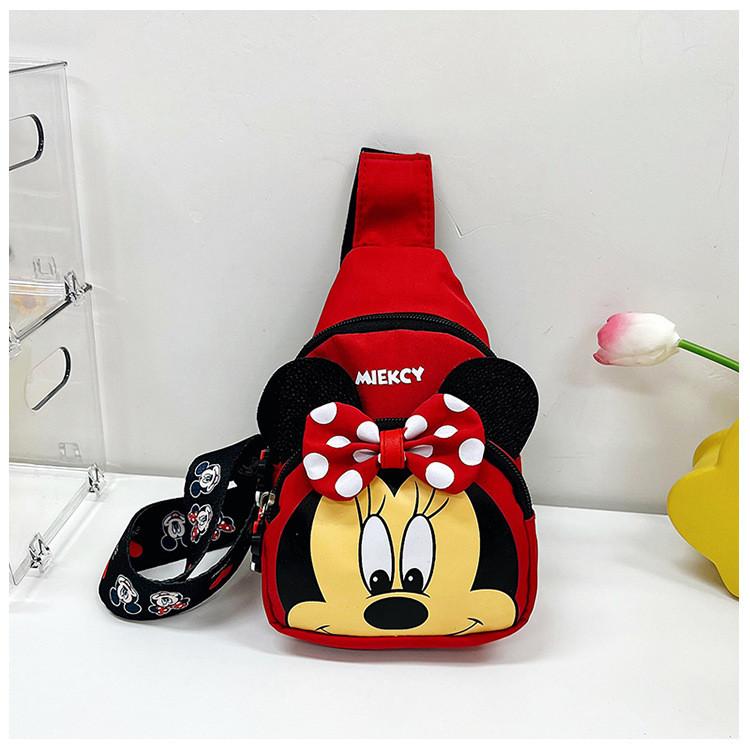 Милый Мини Детский Рюкзак в Корейском Стиле Плюшевая Мультяшная Сумка Через Плечо Для Детей Red Minnie