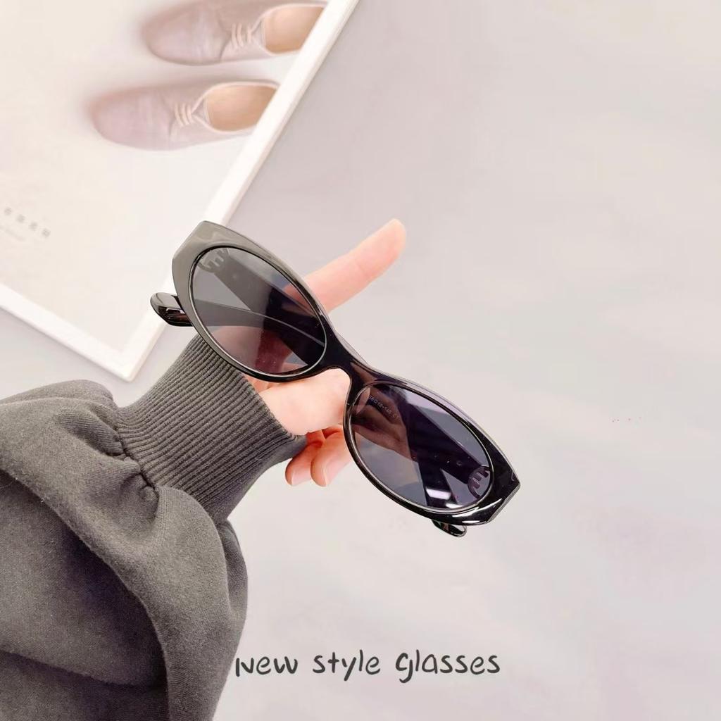 Korean Stylish Sunglasses Men Oval Shape Uv Protection Women Sun Glasses Outdoor Activity Sunglass Woman