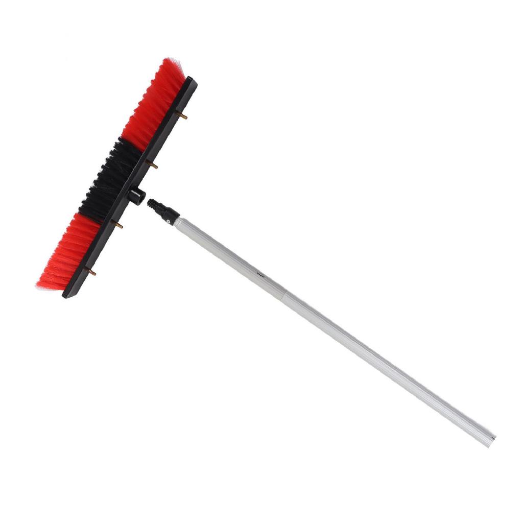 Water Fed Brush Spray Washer Titanium Alloy Easy To Use Water Fed Pole Kit for Cleaning Window