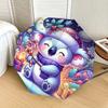 1pc Christmas Koala with Presents Umbrella with Plastic Handle,Suitable for All Seasons Home Travel Outdoor UmbrellaDD482