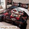 Custom Name Text 3Pcs Bedding Set Saw Billy the Puppet Duvet Cover And Two Pillowcases