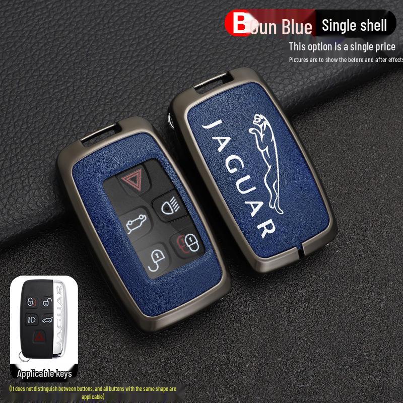Jaguar Key Case for XFL, XEL, F-Pace, F-Type, XF, XE, XJ, E-Pace Models