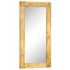 Day and Night - Rectangular Wall Mirror with Solid Wood Frame 120 X 60 Cm