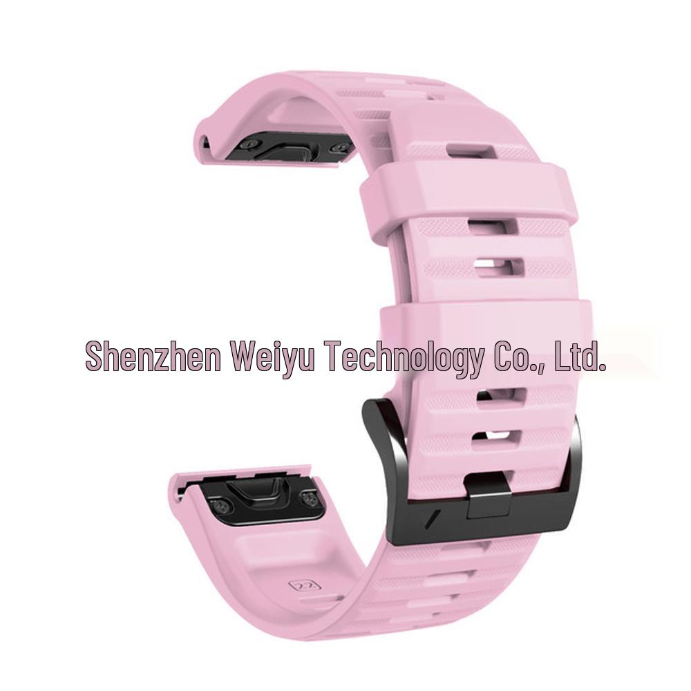22mm/26mm Quick Release Silicone Band for Garmin Fenix 8/7/6/5 Series