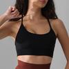 New yoga clothes short vest women's cross back bra underwear outdoor running fitness sports top
