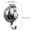 Easy To Install Punching Free Kitchen Hooks Suction Cup Hooks Bathroom Storage Wall Hanger