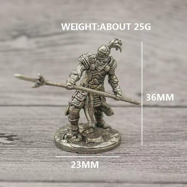 

1PCS War Chess Table Game Ornaments Decorations Crafts Copper Undead Skeleton Soldiers Dolls Army Legion Model Toy Figurine