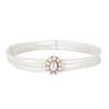 Women's Korean Style Pearl & Rhinestone Elastic Waistband for Dresses and Sweaters