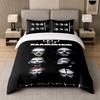 3Pcs Bed Set,Rammstein 1 Duvet Cover and 2 Pillowcases, Printed Bedding Decor For Guest Room