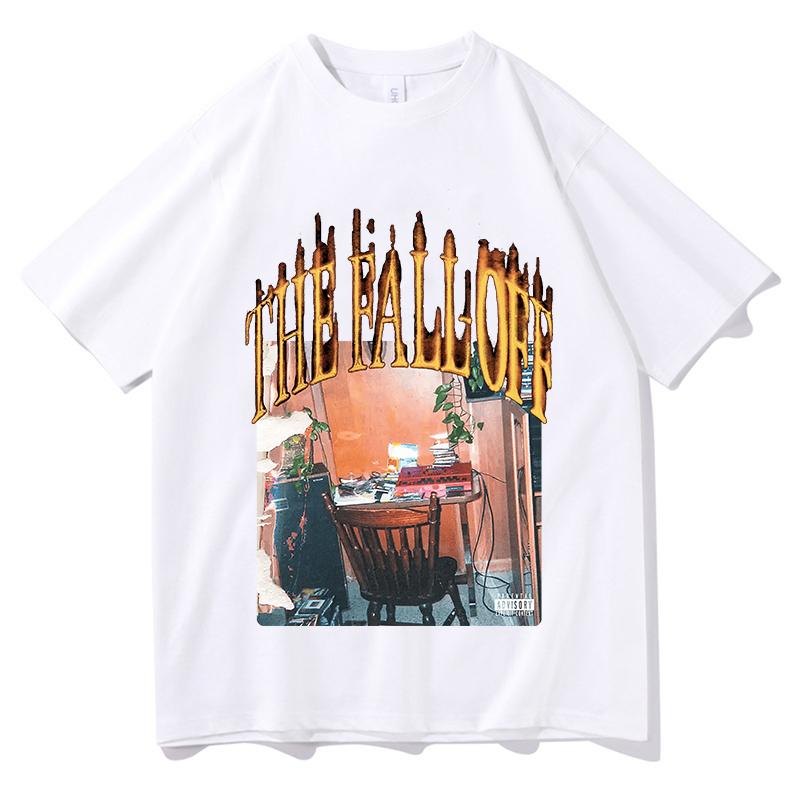 J Cole THE FALL OFF TShirt Graphic Clothing Hip Hop Rap Cotton ONeck Short Sleeve Music Merch Classic Tops Tees Streetwear