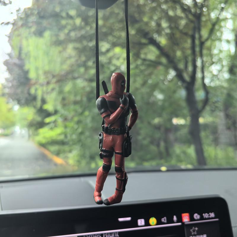 Cross-Border Car Pendant: New Deadpool Rearview Mirror Ornament