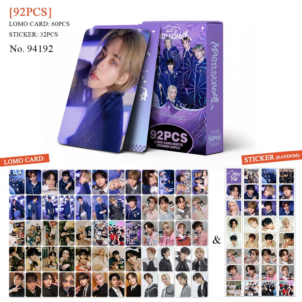 Skzoo Latest Year Gifts In Stock Holographic Small Cards 124 Pieces Do It Latest Album Double-Sided Lomo Cards Celebrity