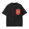 Spain Spanish Flag  T Shirt  Harajuku T Shirts Short Sleeve Awesome Tops Beach Cotton Breathable Oversized Tees