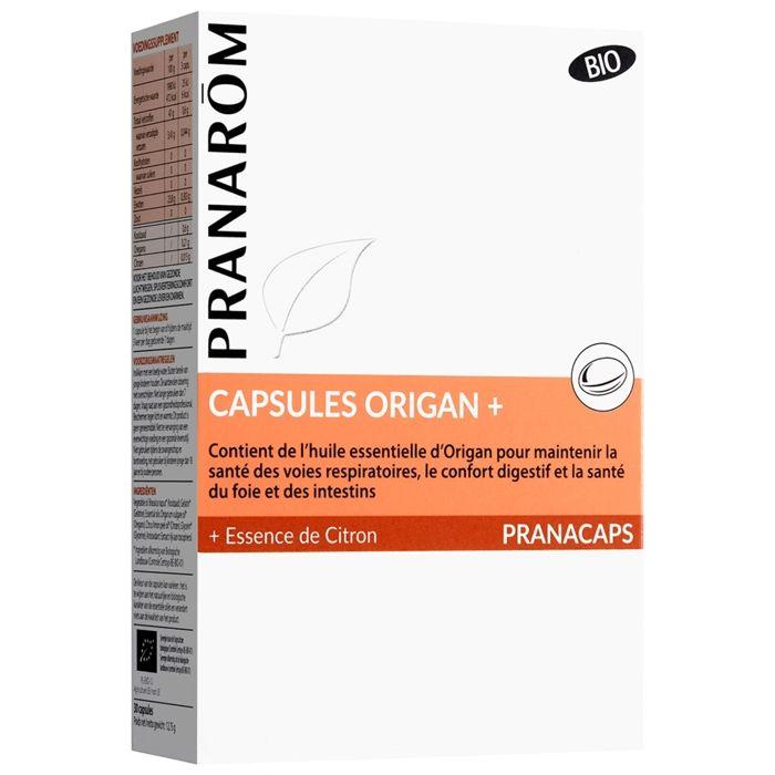 Pranarom Origan+ Bio 30 Capsules