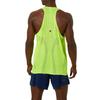 Asics Tank Tops Men's Yellow Crew Neck Moderate Racerback 2011C990-750
