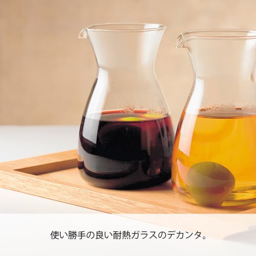 HARIO Tokkuri Decanter 400ml Milk Pitcher Sake Wine Microwave Heat Resistant Glass GT-2T