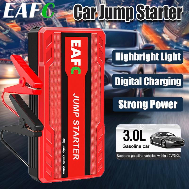 Hett Erbjudande Bärbar Bilstartare Powerbank med LED-ljus, Ny Uppgradering Bil Nödstarter Stödjer Start av 12V Bensinbilar