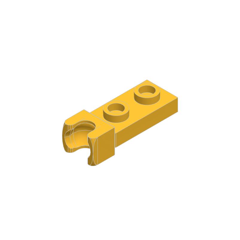 50pcs 14418 Plate Modified 1x2 Tow Ball Socket Bricks Collection Modular GBC Toy For Technical MOC Set Gift Buildings Blocks