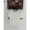 Trendy Women's Casual Knit Top with Rhinestone Numbers