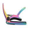 Metal Guitar Capo Tone Adjustment Tool with Pick Holder Stringed Instrument AccessoriesColorful