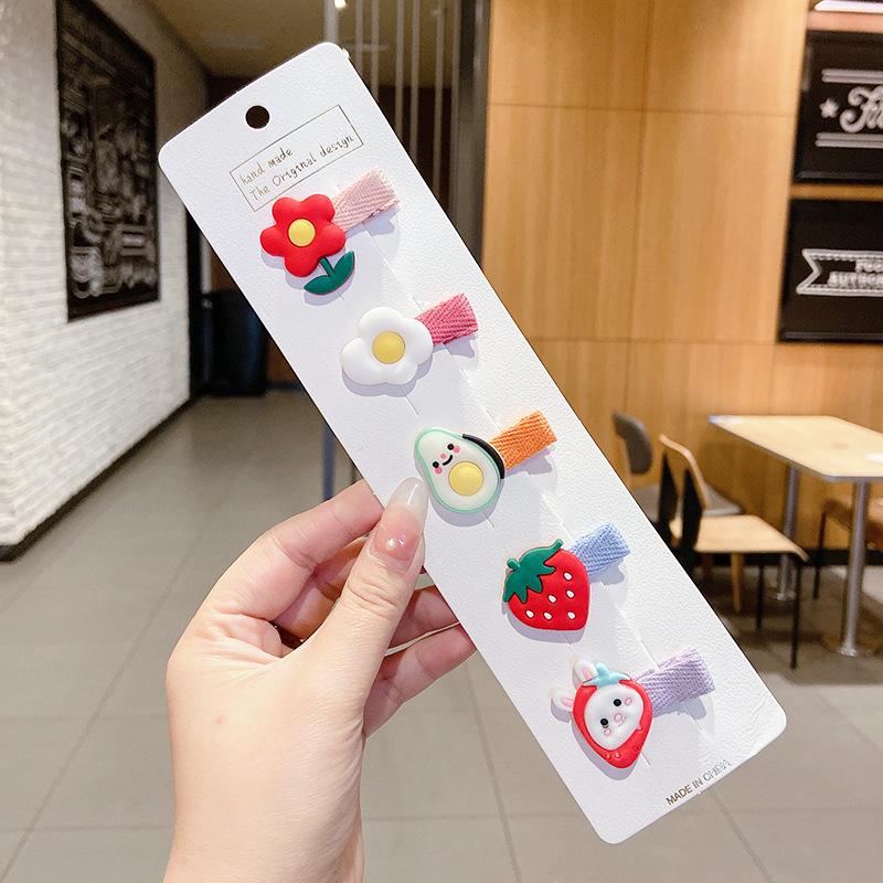 

Ретро Милые Детские Заколки для Волос – Нежные Тканевые Цветы Головные Уборы для Девочек