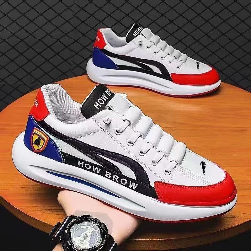 Frühling und Herbst Neuer Trend Vielseitige Plateauschuhe Sneaker Herrenschuhe