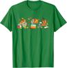 Turkey Reading Books Fall Teacher Thanksgiving Unisex T-Shirt