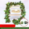 Rattan Pothos Artificial Leaf Vine for Indoor AC and Water Pipe Decoration