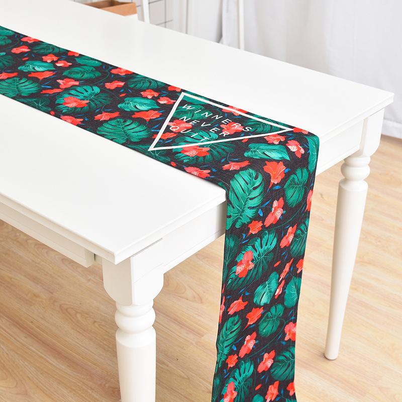 Modern Simple Thick Table Flag Nordic Coffee Table Tv Cabinet Dust -Proof Cover Cloth Table Runner Home Supplies