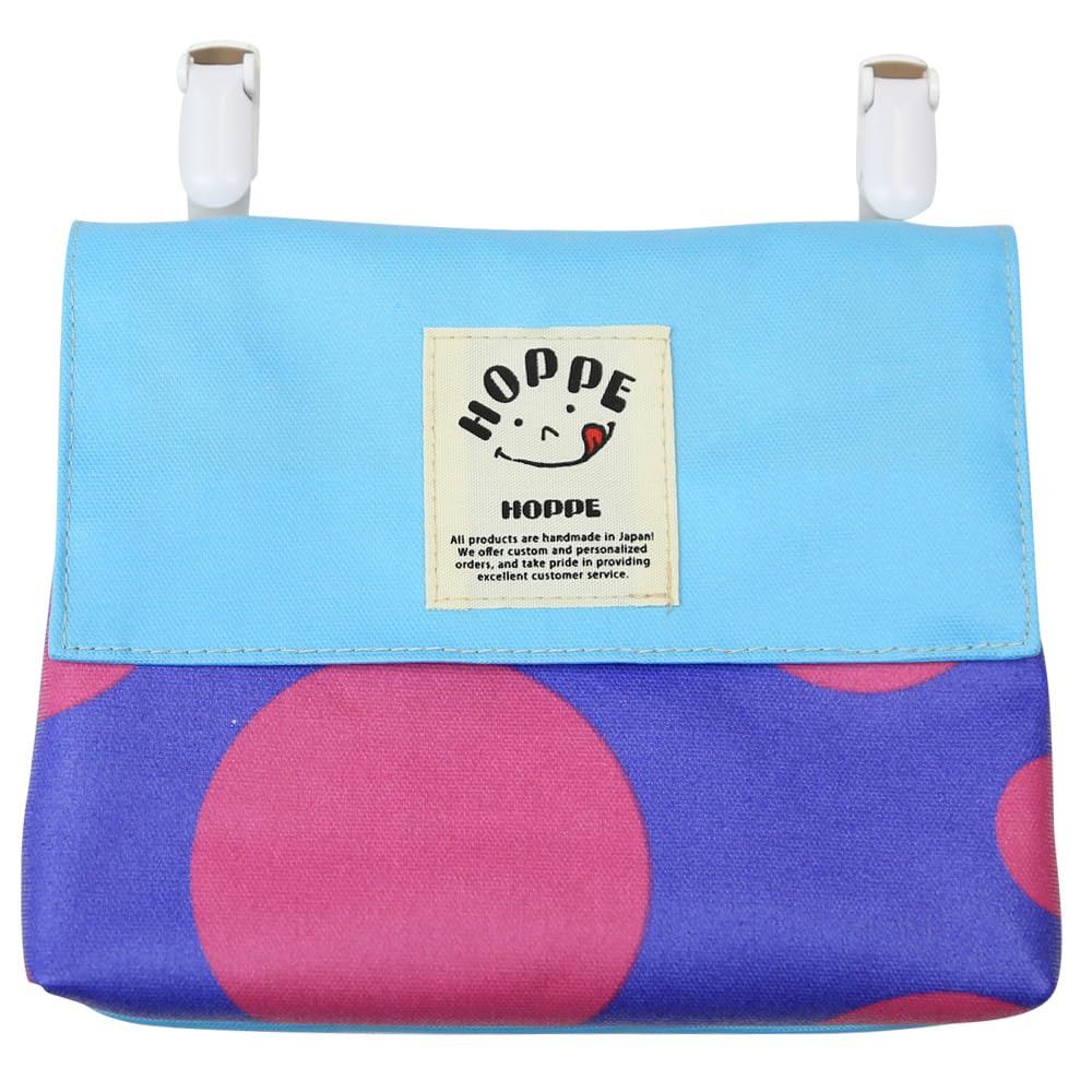 

HOPPE Travel Purple Dot Waist Smartphone Perfect for Elementary and Made in Japan Pocket, Design, Pouch, Pocket, School, School, Kids, фіолетовий
