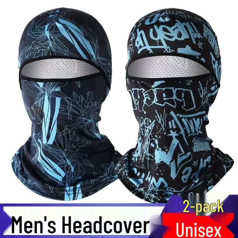 Anti-Burn Ice Silk Welding Headgear: Sweat-Absorbing Full Face & Neck Protection