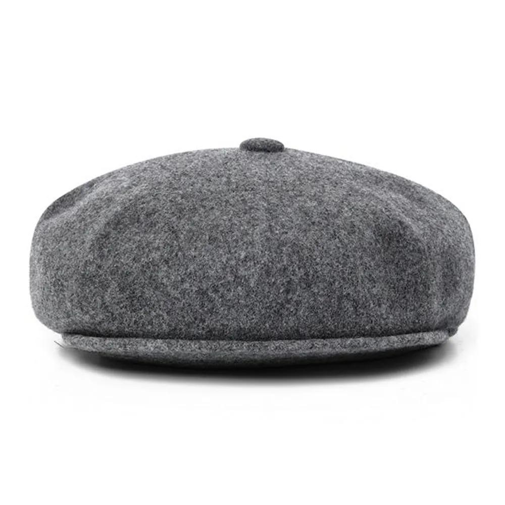 KANGOL K3164HT FLANNEL Hawker Wool Newsboy Cap Octagonal Cap K3164HT FLANNEL (M)