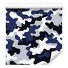 Navy and Light Gray Military Camouflage Wallpaper 50x1000