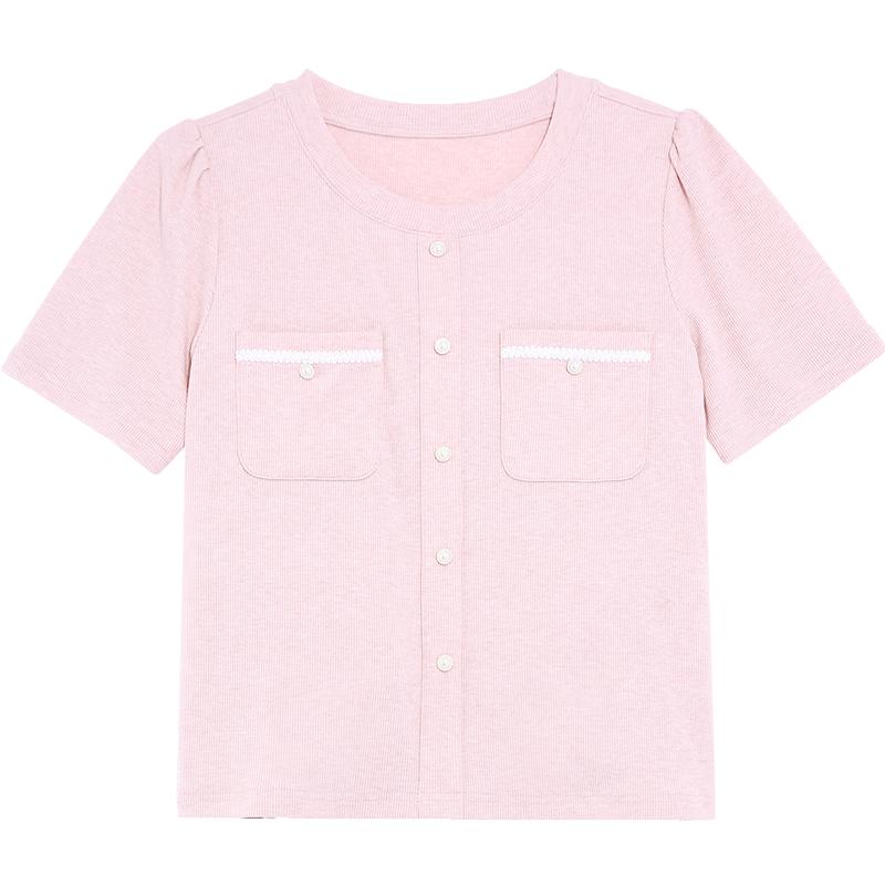 Betu Women s Pastel Pink Short Sleeve T-Shirt L