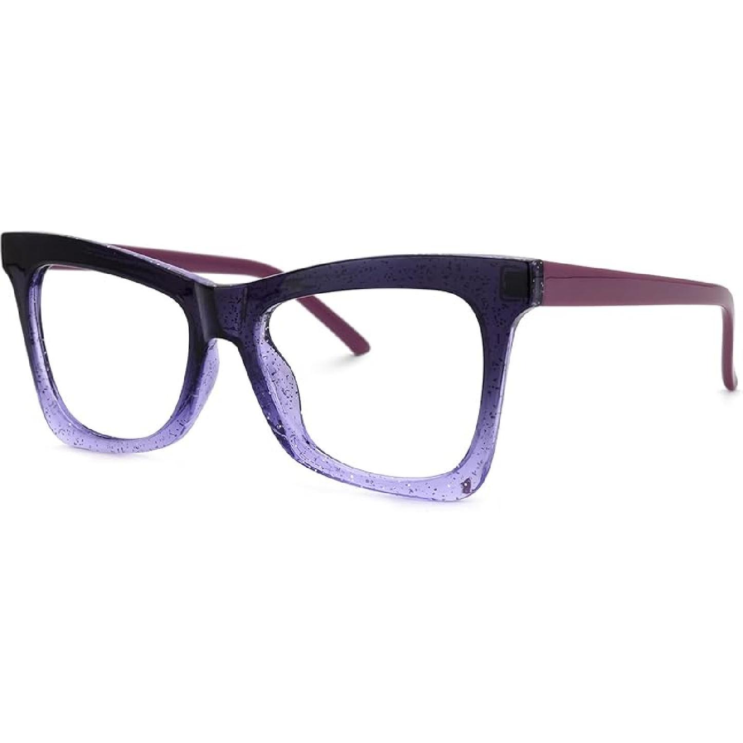 VOOGLAM Voogueme Purple Butterfly Eyeglasses Blue Light Blocking Glasses for Women Anti UV Eyestrain Eyewear Marguerite фиолетовый
