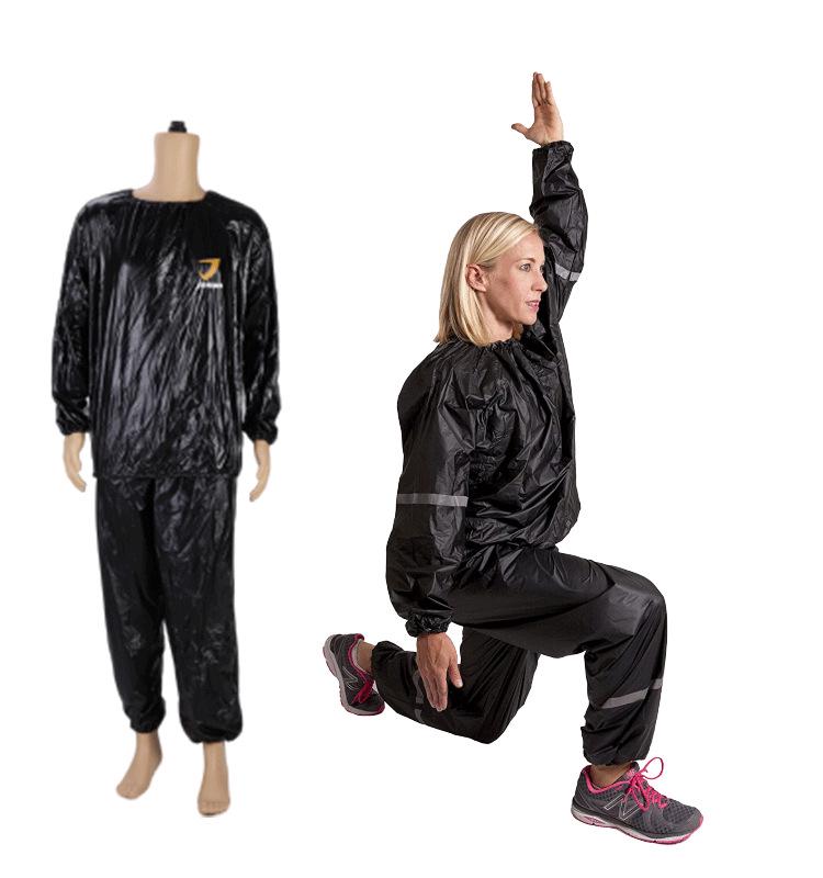 Disposable Gray Sauna Suit for Weight Loss and Body Sculpting