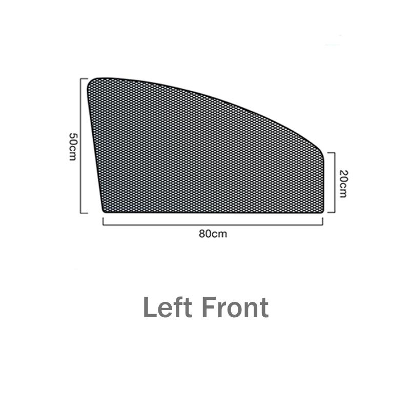 Magnetische Auto Zonnescherm UV Bescherming Autogordijn Auto Raam Zonnescherm Zijraam Mesh Zonneklep Zomer Bescherming Raamfolie